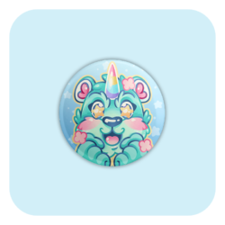 Cubbie Excited Emote Badge Button