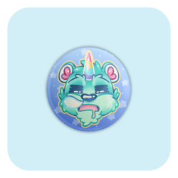 Cubbie Sleeps Emote Badge Button