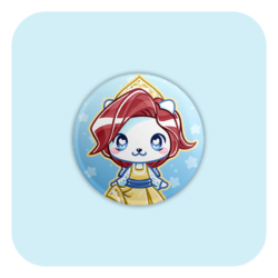 Nya Nya Neko Anastasia Badge Button