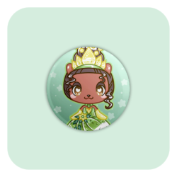 Nya Nya Neko Tiana Badge Button