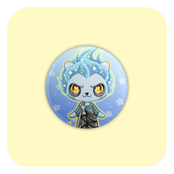 Nya Nya Neko Hades Badge Button