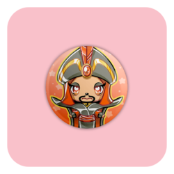 Nya Nya Neko Jafar Badge Button