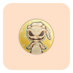 Nya Nya Neko Oogie Boogie Badge Button