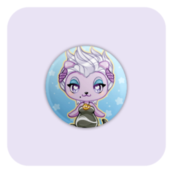 Nya Nya Neko Ursula Badge Button