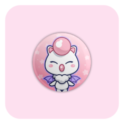 Nya Nya Neko Moogle Badge Button