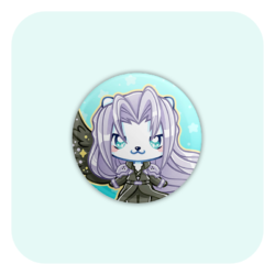 Nya Nya Neko Sepiroth Badge Button