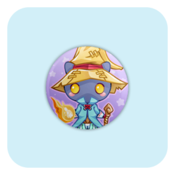 Nya Nya Neko Vivi Badge Button