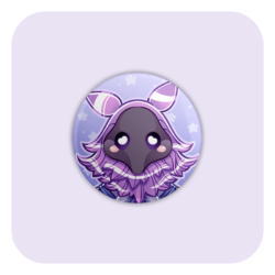 Nya Nya Neko Abyssal Mage Electro Badge Button