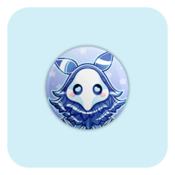 Nya Nya Neko Abyssal Mage Hydro Badge Button