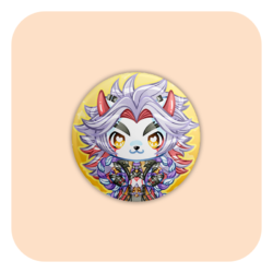 Nya Nya Neko Itto Badge Button