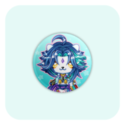 Nya Nya Neko Xiao Badge Button