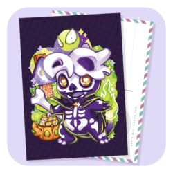 I Will Always Charish You (Halloween) Postcard