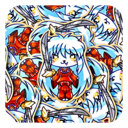 Nya Nya Neko Inuyasha Waterproof Sticker