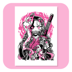 Demon Slayer A Sisters Wrath A4 Print
