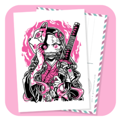 Demon Slayer A Sisters Wrath Postcard