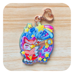 Starry Night Celeste Acrylic Keyring