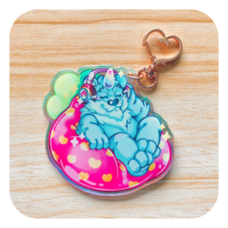 Cozy Life Cubbie Acrylic Keyring
