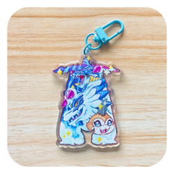 Magical Silhouettes Gabumon Acrylic Keyring
