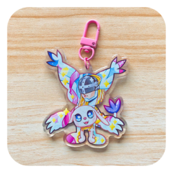 Magical Silhouettes Gatomon Acrylic Keyring