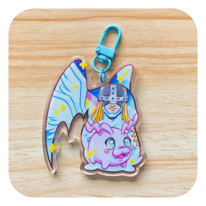 Magical Silhouettes Patamon Acrylic Keyring