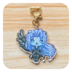 Nya Nya Neko Sephiroth Acrylic Keyring