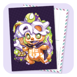 I Will Always Charish You (Halloween) Postcard