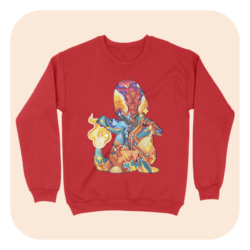 Magical Silhouettes Charmander Sweatshirt