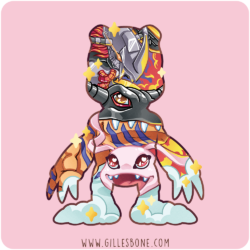 Magical Silhouettes Agumon Sweatshirt