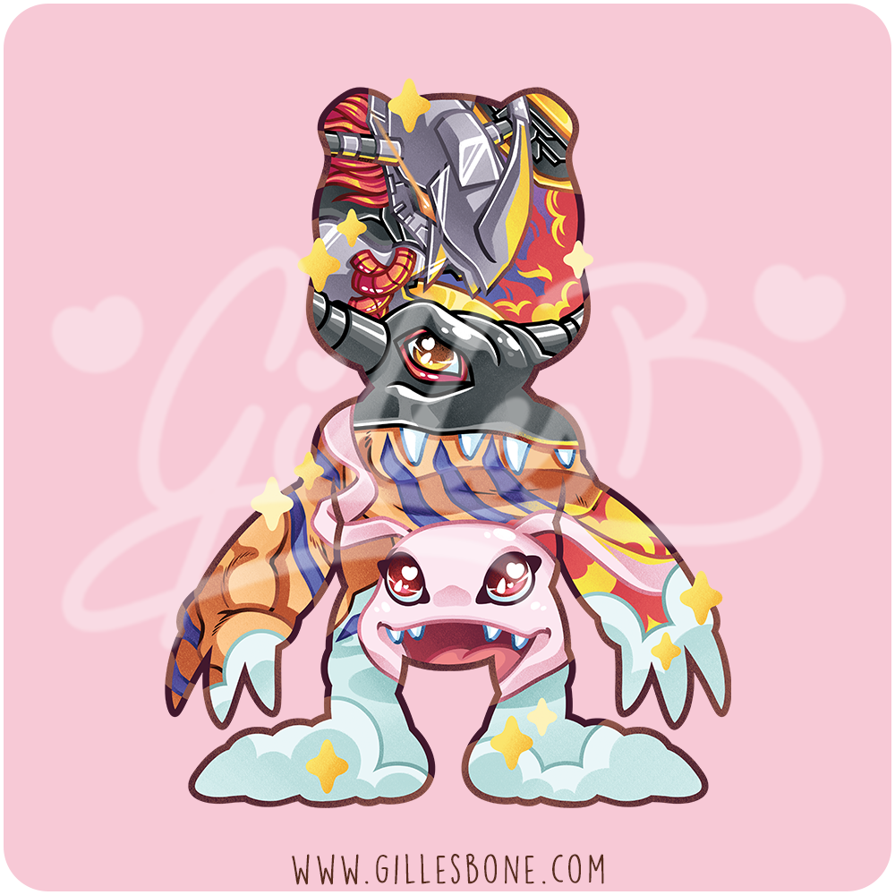 Magical Silhouettes Agumon Sweatshirt - Image 2