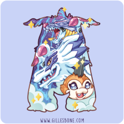 Magical Silhouettes Gabumon Sweatshirt