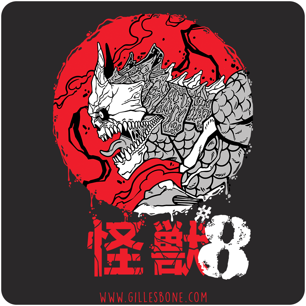The Kaiju No 8 (Black Variant) T-Shirt - Image 2