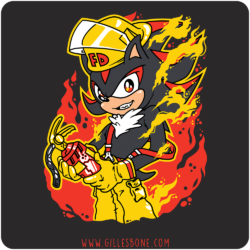 Fireman Shadow T-Shirt