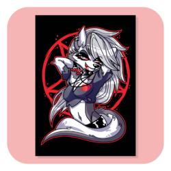 Furry Pin Up Loona A4 Print