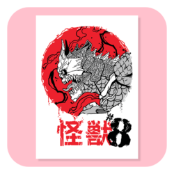 The Kaiju No 8 A4 Print