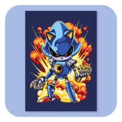 Long Time No See Sonic A4 Print