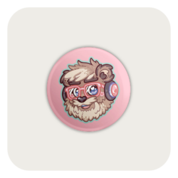 The Convention Creatives PB Badge Button