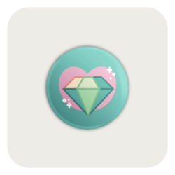 The Convention Creatives Jay’s Master Emerald Badge Button