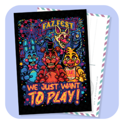 We Just Want To Play Postcard