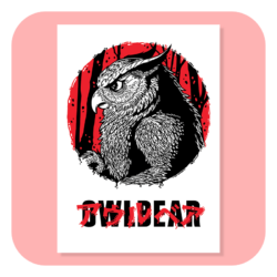 The Owl Bear A4 Print