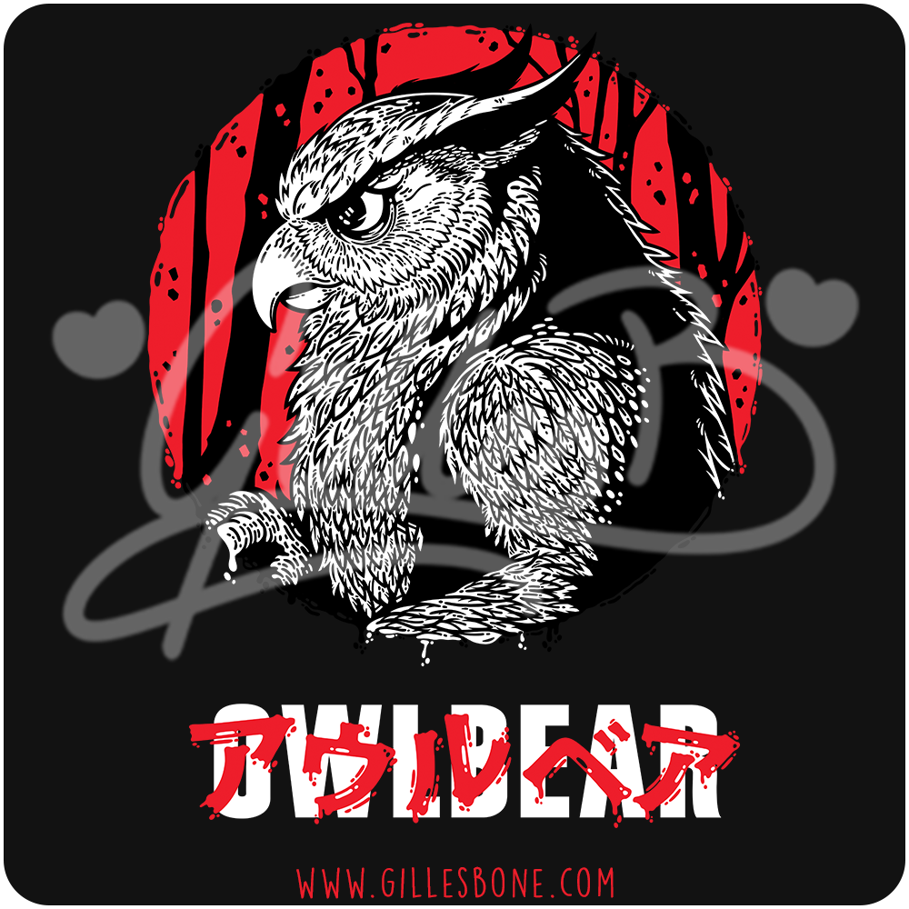 The Owl Bear (Black Variant) T-Shirt - Image 2