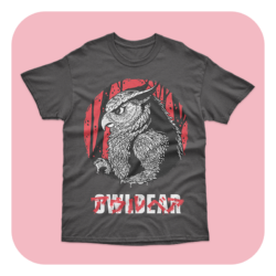 The Owl Bear (Black Variant) T-Shirt
