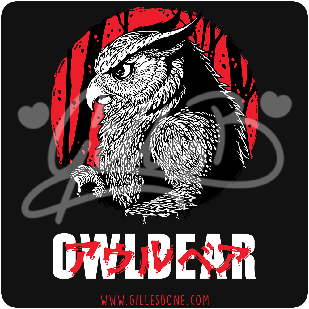 The Owl Bear (Black Variant) Sweatshirt - Image 2
