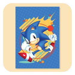 SonicCageDome Mania A4 Print