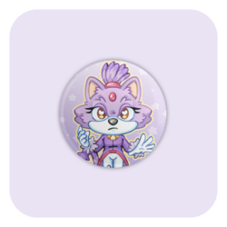 Nya Nya Neko Blaze Badge Button