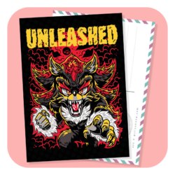 Werehog Shadow Postcard