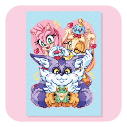 Team Rose A4 Print