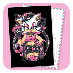 Police Officer Rouge Postcard