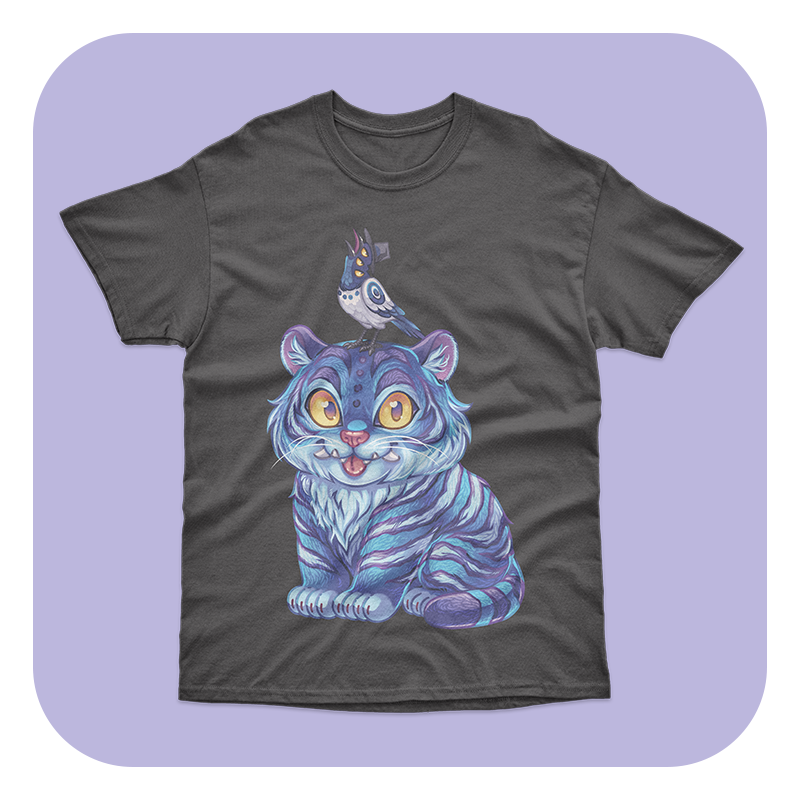 Tiger and the Magpie T-Shirt - Image 3