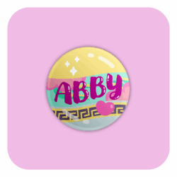 Kpop Demon Hunters Abby Saja Badge Button