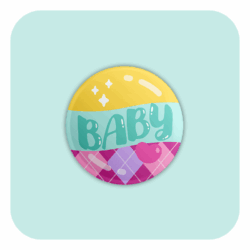 Kpop Demon Hunters Baby Saja Badge Button